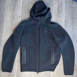 Nike Tech Black Full-Zip Hoodie
